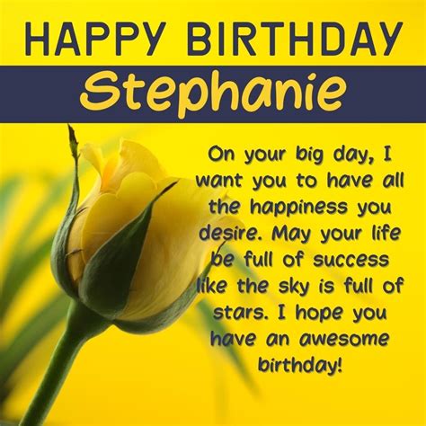 Cool Collection Of Birthday Cards For Stephanie