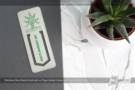 Metal Bookmarks | My Metal Business Card