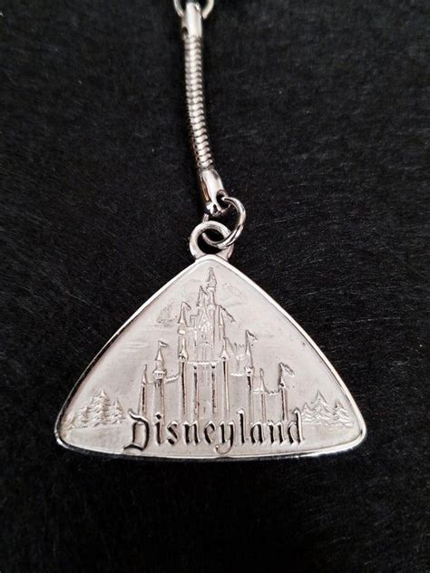 1960's Vintage Disneyland Souvenir Silver Keychain Sleeping Beauty ...