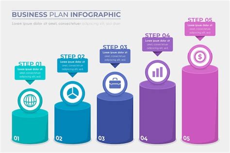 Business plan infographic concept | Free Vector