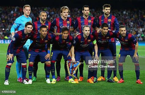 Fc Barcelona Line Up Photos and Premium High Res Pictures - Getty Images