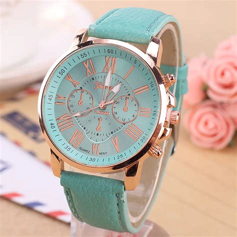 Famous Brand Quartz Watch Ladies Waterproof Leather Watch Watch Fashion ...