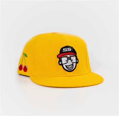 Yellow Logo Fitted Cap