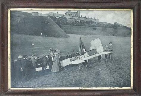 Louis Bleriot - Channel Crossing 1909; a rare early original photograph taken immediately ...