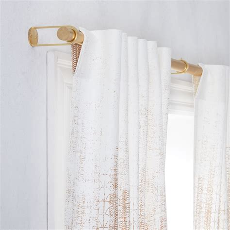 Echo print curtains set of 2 gold dust – Artofit