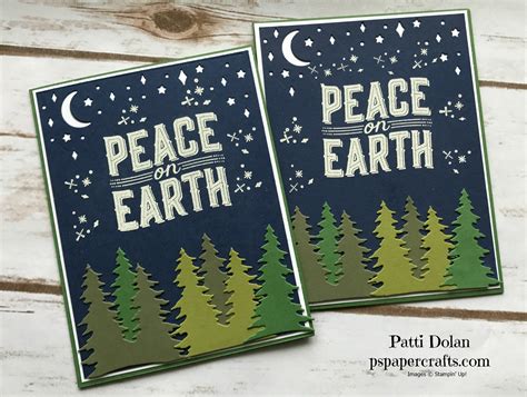 Beautiful Peace on Earth Christmas Card — P.S. Paper Crafts