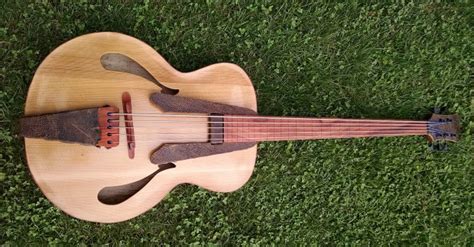 Bass of the Week: Whitt Guitars 5-String Fretless Archtop Acoustic Bass – No Treble