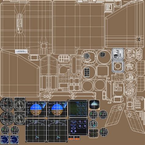 3D boeing 757 200 cockpit - TurboSquid 1646580