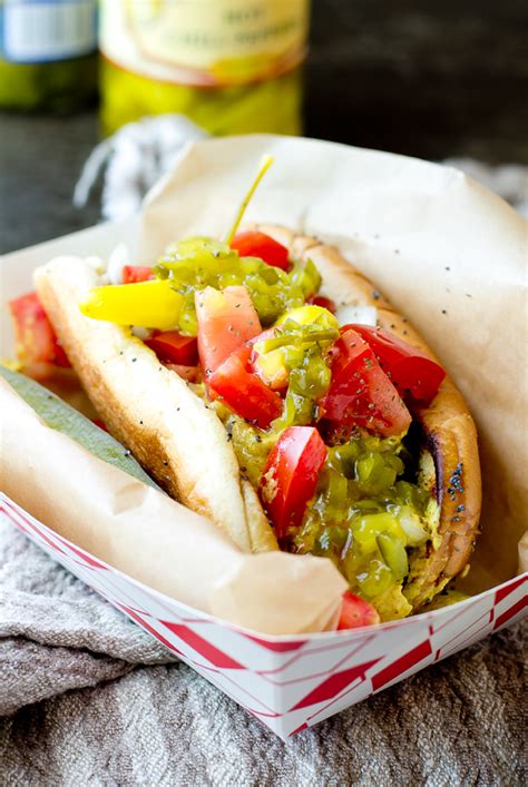 Chicago-Style Hot Dog - The Gourmet Gourmand