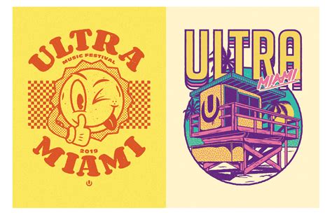 Ultra Music Festival 2019 - Official Merchandise on Behance