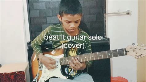 Beat it guitar solo (cover) - YouTube