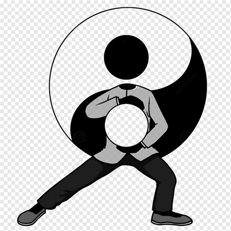 Qigong Tai chi Relaxation technique Physical exercise, yin yang, sports Equipment, silhouette ...