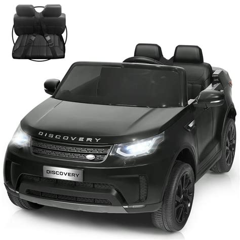 12V Licensed Land Rover Kid Ride On Car 2-Seater Electric Vehicle RC w/MP3 Black - Walmart.com ...