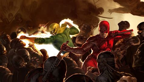 daredevil and iron fist (edit2) by adeadhitya on DeviantArt