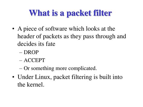 PPT - Packet Filtering and Firewall PowerPoint Presentation, free ...