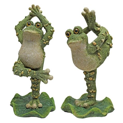 S2 Boogie Down Dancing Frogs | Frog statues, Garden frog statue ...