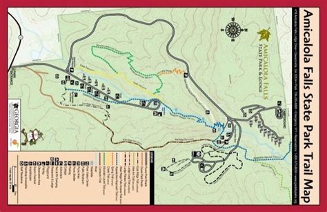 Amicalola Falls State Park Trail Map418 Amicalola Falls Lodge ...