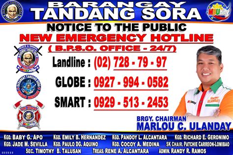 Barangay Tandang Sora Community Updates