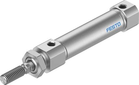 Pneumatic cylinder - DSNU-S series - FESTO - magnetic piston / double-acting / stainless steel