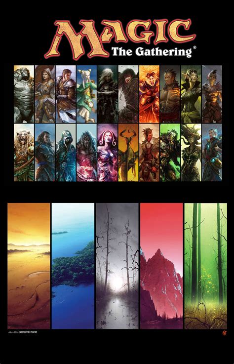 Planeswalkers and Mana - MTG - Poster 11" x 17" | Custom posters, Mtg ...