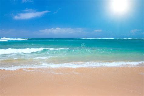 Peaceful Beach Scene Royalty Free Stock Photography - Image: 5098677