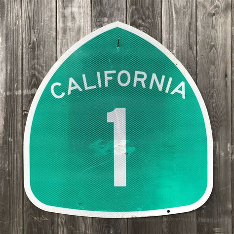 California Highway 1 Road Sign Pacific Coast Highway – MCJ Products