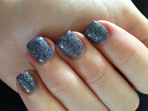 Grey glitter nails - Lish (Nightclub) | Glitter nails, Nails, Glitter