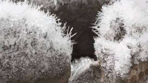 Timelapse of frost forming on rocks - Stock Video Clip - K006/2099 ...