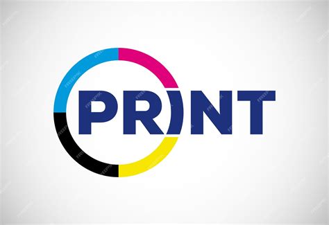 Premium Vector | Digital printing logo design template Logo for print ...