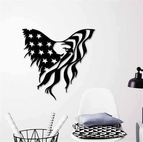 ArtStation - American Eagle Silhouette wall decoration | Resources