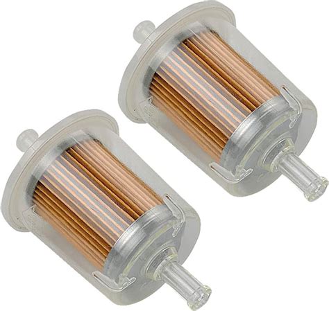 Amazon.com : (Pack of 2) Inline Diesel Gasoline Fuel Filter for 12581-43012 BX25 BX22 BX1850 ...