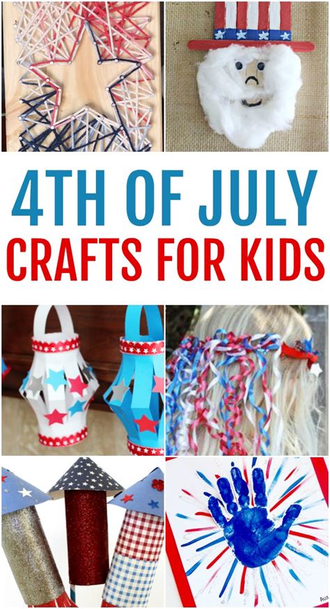 15 Patriotic & Easy 4th of July Crafts for Kids to Make!