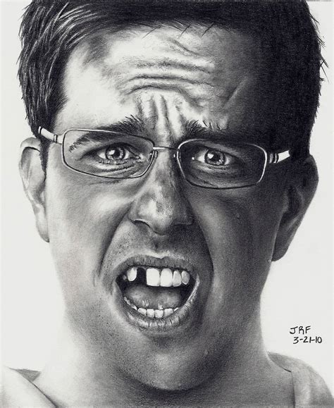 Go to DrPencil.com: Drawing of Ed Helms - The Hangover