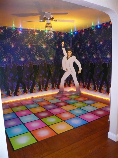 Disco Dance Floor Mat for Birthday Party