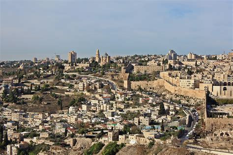 Free Images : panorama of jerusalem, view, israel, the old town, city ...