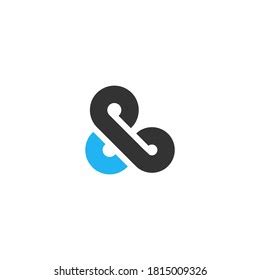 Modern Ampersand Logo Design Editable Vector Stock Vector (Royalty Free ...