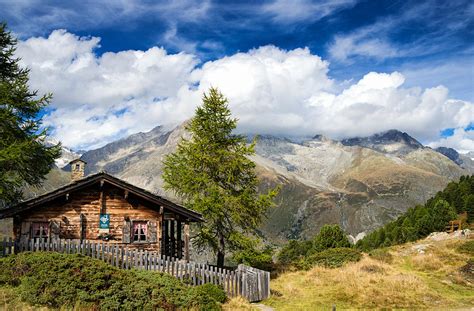 Cottage In The Swiss Alps Switzerland Photograph by Matthias Hauser