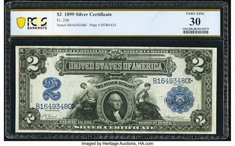 1899 Silver Certificates Large Pricing Guide | The Greensheet