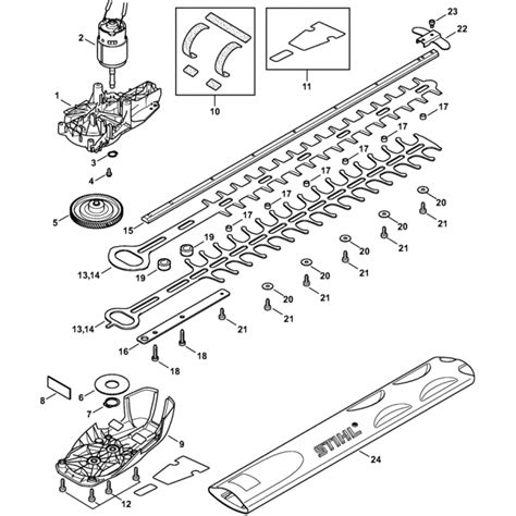 Stihl HSA56 Hedge Trimmer Gear Head Assembly | L&S Engineers