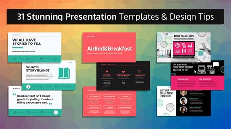 33 Stunning Presentation Templates And Design Tips within Powerpoint Slides Design Templates For ...