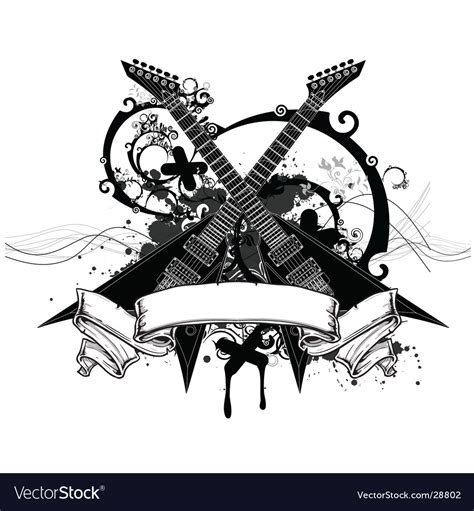 Rock music graphic Royalty Free Vector Image - VectorStock