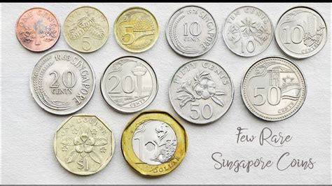 Few Rare Singapore Coins Collection ( Cents & Dollar ) - Complete Set ...