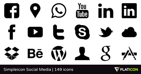 Social Media Simple Icons Vetor Premium - vrogue.co