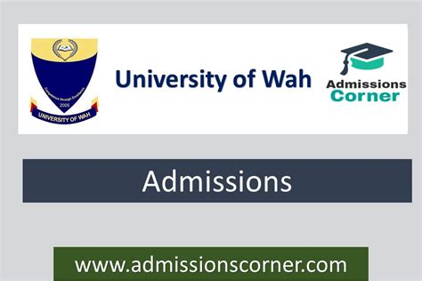 University of Wah Admissions Fall 2023 - Admissions Corner