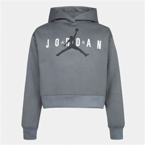 Jordan Jumpman Kid's Hoodie Grey 45B914-M19