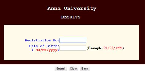 Anna University Results 2017 coe1.annauniv.edu Nov dec 2017