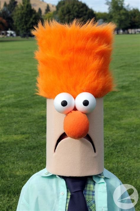 Beaker Muppet Costume Tutorial Homemade Heather | Homemade halloween, Halloween crafts ...