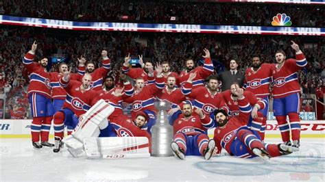 NHL 16 - Montreal Canadiens Stanley Cup Celebration - YouTube