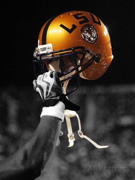 Louisiana State University - Gold LSU Helmet Photo at AllPosters.com | Lsu tigers football, Lsu ...