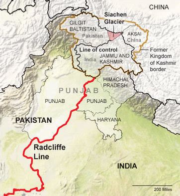 History of the India-Pakistan Border | Geograph...